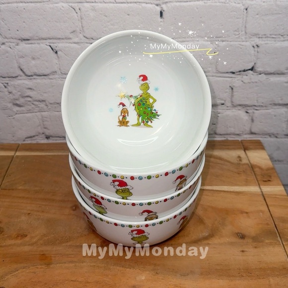 Dr. Seuss Other - The Grinch Christmas Bowl Set of 4